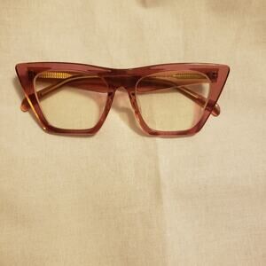 Zeelol womens pink Prescription glasses